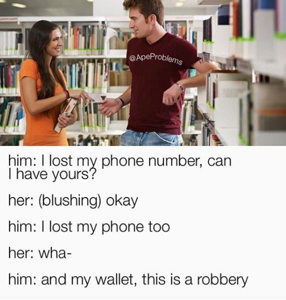 Apeproblems him lost rsy phone number can have yours her blushing okay him lost