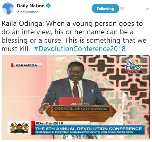 Daily nation dailynation following raila odinga when a young person goes to do a