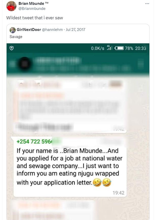 Brian mbunde brianmbunde wildest tweet that ever saw girlnextdoor hanniehm jul 2