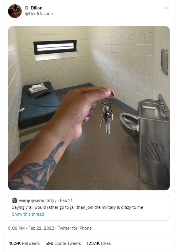 D. Dillon DeeJCokane renny serenitittyy Feb 21 Saying y'all would rather g0 to j