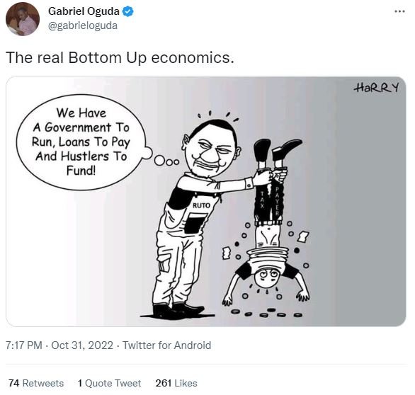 Gabriel oguda gabrieloguda the real bottom up economics. arr y we have governmen