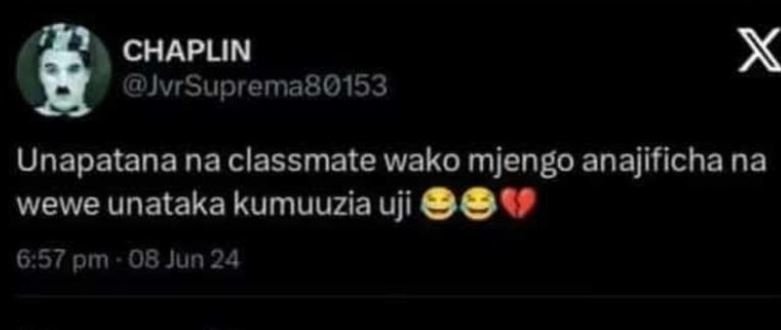 Chaplin jvrsuprema80153 x unapatana na classmate wako mjengo anajificha na wewe