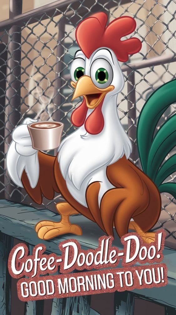 Doodlei doo! cofeed morning to you! good