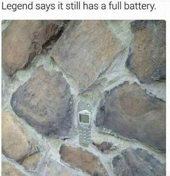 Legend says it still has a full battery.