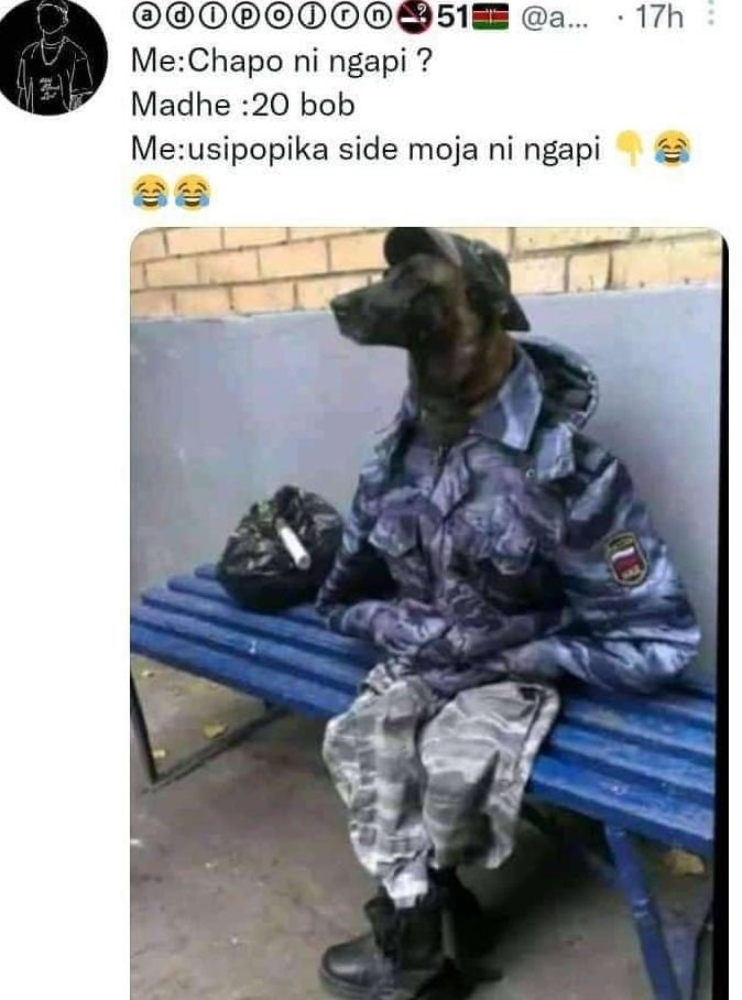 51 a. 17h mechapo ni ngapi ? madhe 20 bob meusipopika side moja ni ngapi