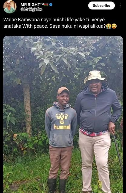 Mr righttm mrkighike subscribe walae kamwana naye huishi life yake tu venye anat