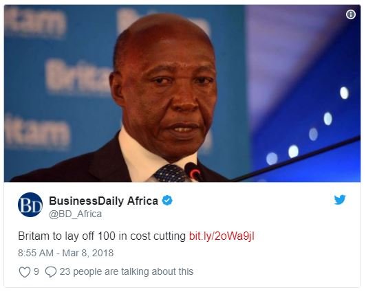 2 ln businessdaily africa bd_africa britam to lay off 100 in cost cutting bit ly