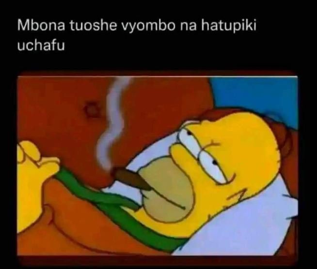 Mbona tuoshe vyombo na hatupiki uchafu