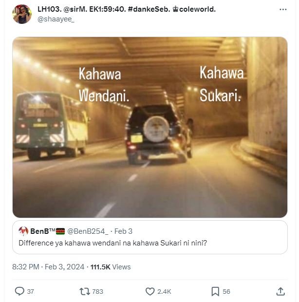 Lh1o3. sirm. ekl59.40. dankeseb coleworld. shaayee kahawa wendani. kahawa sukari