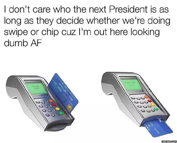 Don't care who the next president is as long as they decide whether we're doing