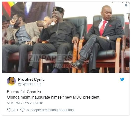 Impap rs prophet cynic cynicharare be careful, chamisa odinga might inaugurate h