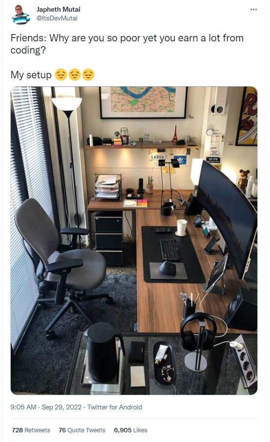 Japheth mutai itsdevmutai friends why are you so poor yet you earn a lot from co