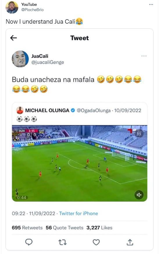 Youtube piochebrio now understand jua cali tweet juacali juacaligenge buda unach