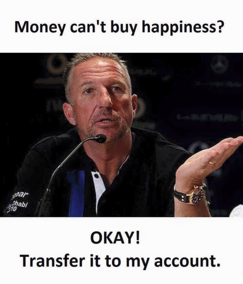 Money can't buy happiness? 4ar chabl 316 okay! transfer it to my account.