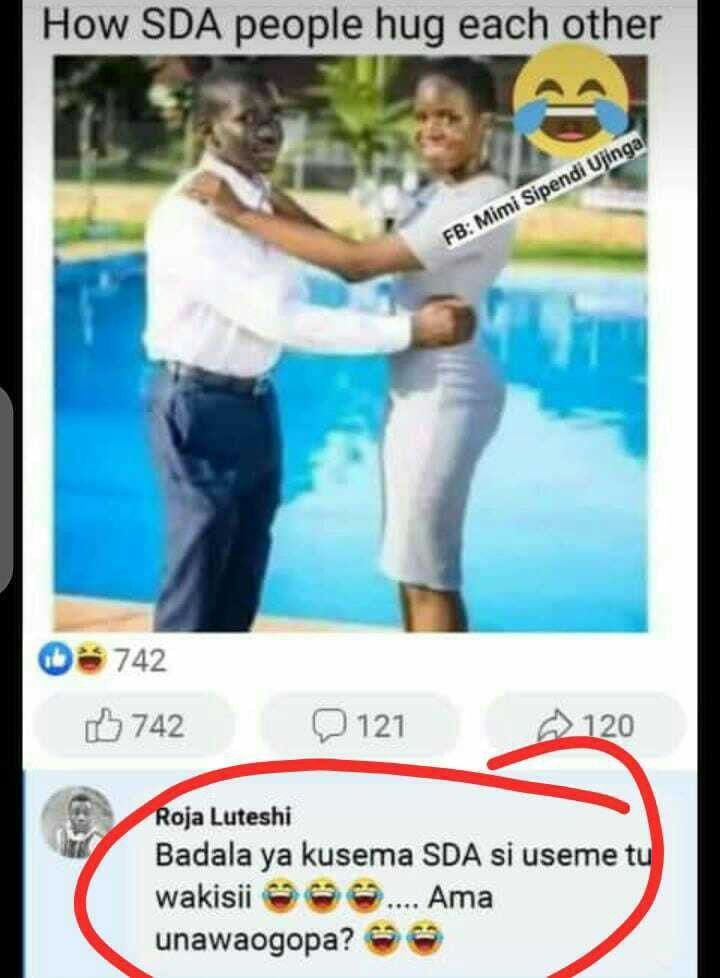 How sda people hug each other ujinga sipendi_ mimi 68 742 0d 742 120 roja lutesh
