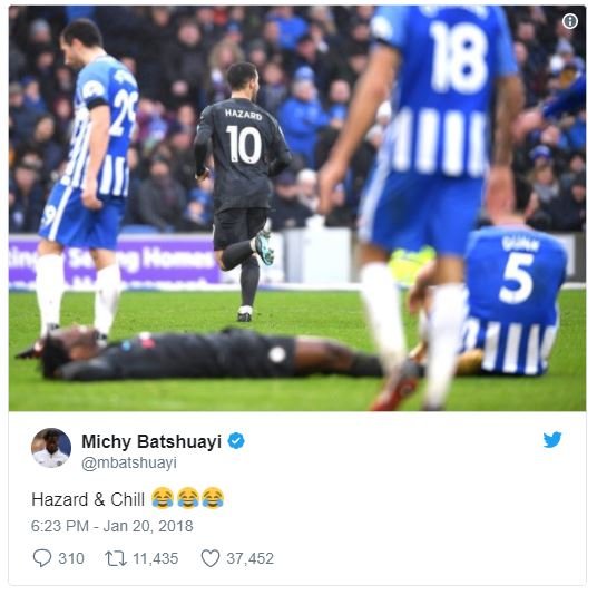 18 maznto 10 5 michy batshuayi mbatshuayi hazard chill e02 6.23 pm jan 20, 310 1