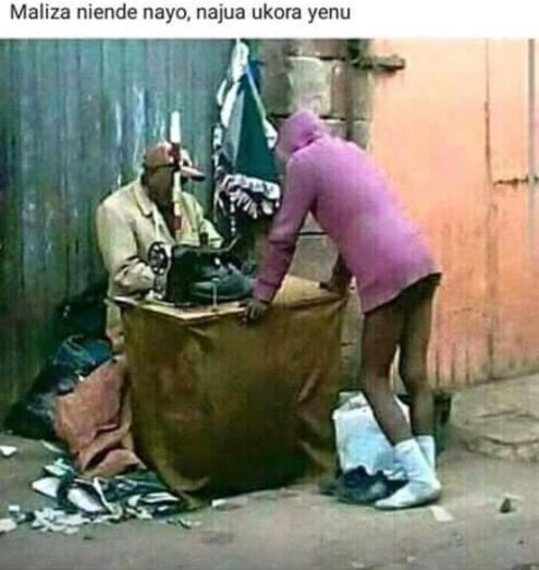 Maliza niende nayo najua ukora yenu