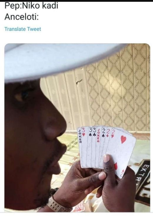 Pepniko kadi anceloti translate tweet 33 22 2