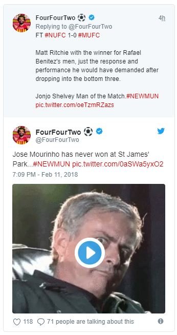 Fourfourtwo replying t0 fourfourtwo ftnufc 10 mufc mait rirchie with the winner