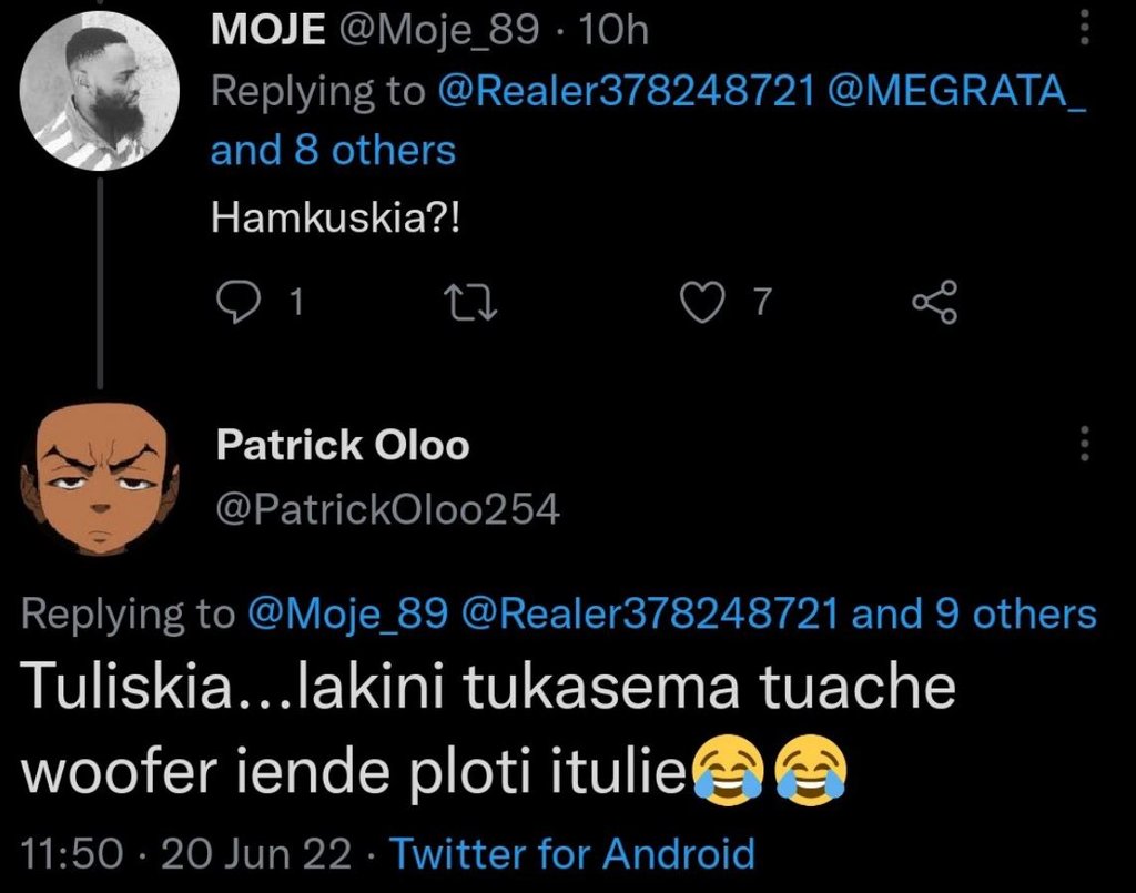 Moje moje_89 1oh replying to realer378248721 megrata and 8 others hamkuskia?! 1