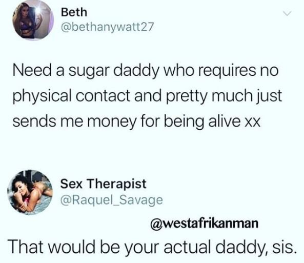 Beth bethanywatt27 need a sugar daddy who requires no physical contact and prett