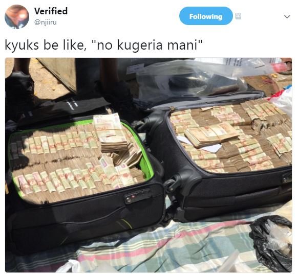 Verified njiiru following kyuks be like 'no kugeria mani'