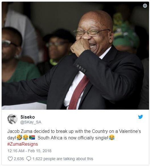 Siseko skay sa jacob zuma decided to break up with the country on a valentine'5