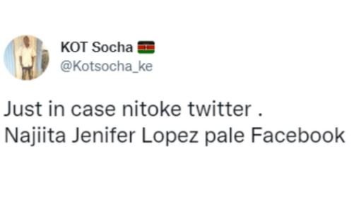 Kot socha kotsocha_ke just in case nitoke twitter najiita jenifer lopez pale fac