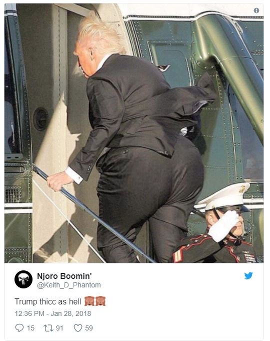 Njoro boomin' keith phantom trump thicc as hell 12.36 pm jan 28, v 15 17 91