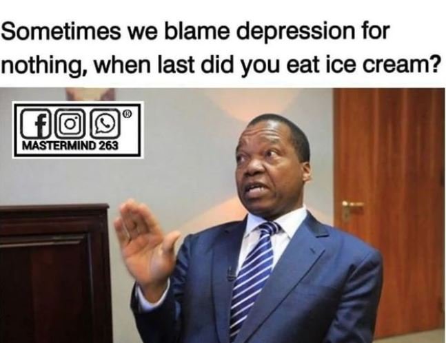 Sometimes we blame depression for nothing when last did you eat ice cream? MASTE