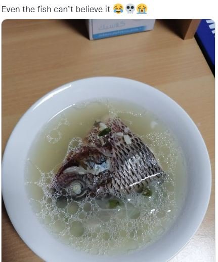 Even the fish can't believe it