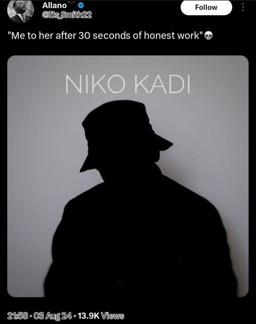 Allano isshithe2 follow me to her after 30 seconds of honest work niko kadi 03 a