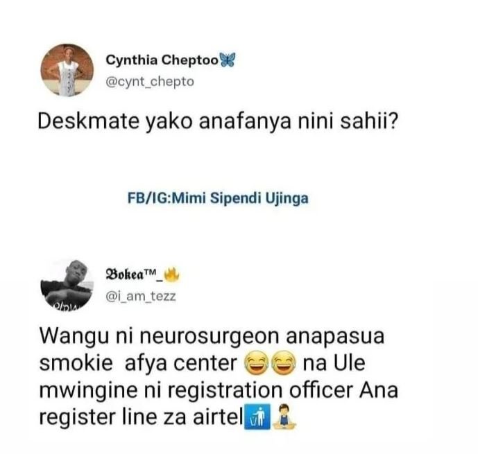 Cynthia cheptoo 83 cynt_chepto deskmate yako anafanya nini sahii? fbigmimi sipen