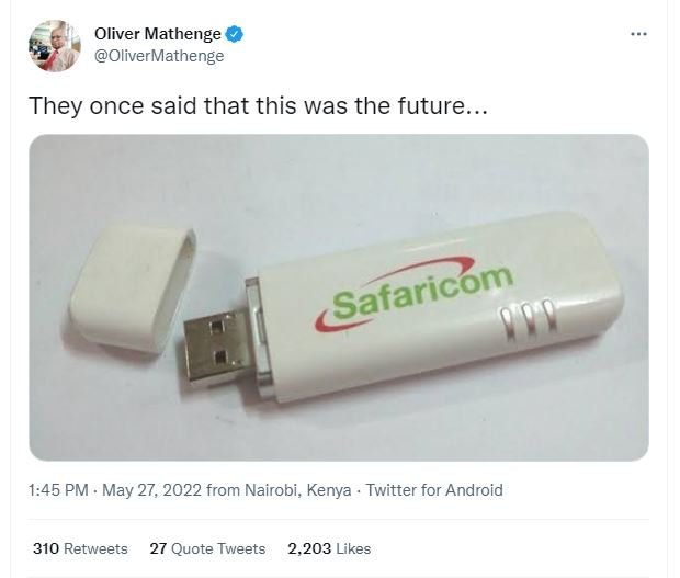 Oliver mathenge olivermathenge they once said that this was the future. 1.45 pm