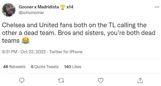 Gooner x madridista zuhumomar xl4 chelsea and united fans both on the tl calling