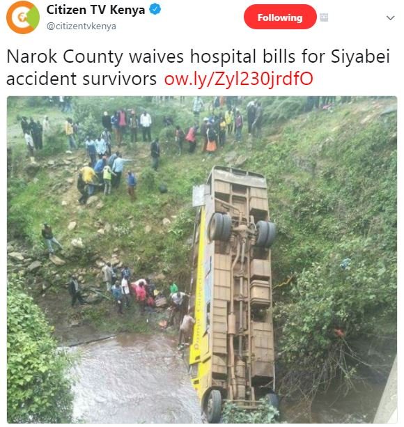 Citizen tv kenya citizentvkenya following narok county waives hospital bills for