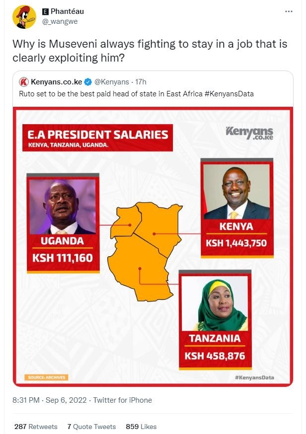 Phantéau _wangwe why is museveni always fighting to stay in a job that is clearl