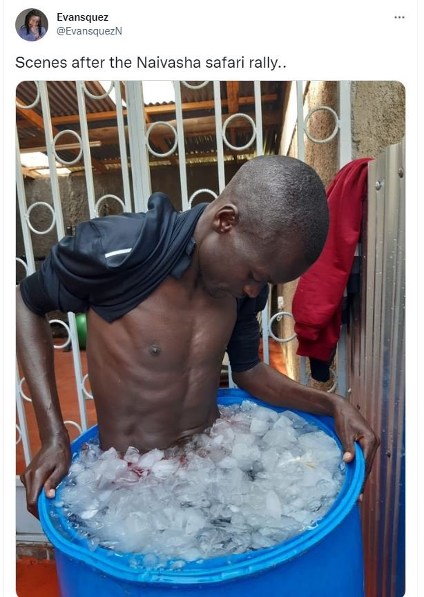 Evansquez evansquezn scenes after the naivasha safari rally..