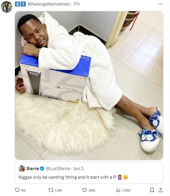 Q0 kalengakamwendo 17h sierra lustsierra jun 3 niggas only be wanting ithing and