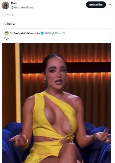 Bob emotytesticles subscribe noboocy my ba shibetoshi nekamoto billym2k 49h