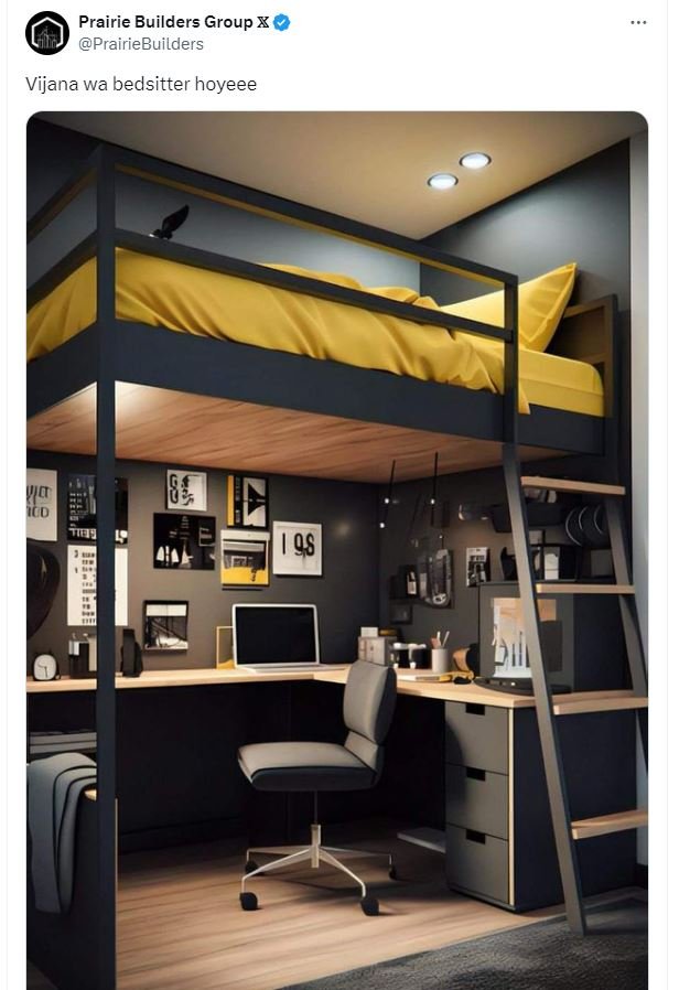 Prairie builders group x prairiebuilders vijana wa bedsitter hoyeee vig igo 98