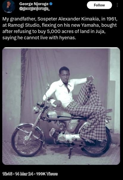 George njoroge 83068anjo 082 follow my grandfather sospeter alexander kimakia, i