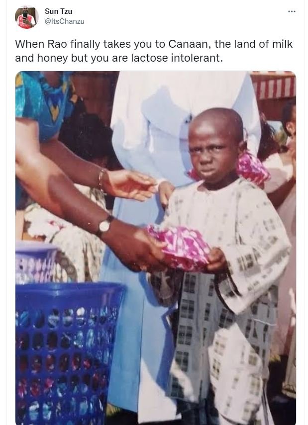 Sun tzu itschanzu when rao finally takes you to canaan, the land of milk and hon