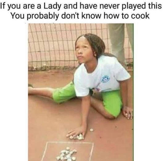 If you are a lady and have never played this you probably don't know how to cook