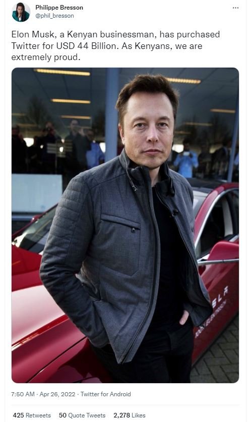Philippe bresson phil_bresson elon musk, a kenyan businessman, has purchased twi