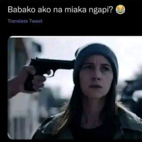 Babako ako na miaka ngapi? translate tweet