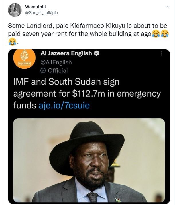 Wamutahi son_of_laikipia some landlord, pale kidfarmaco kikuyu is about to be pa