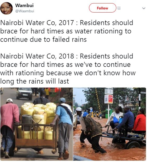 Wambui waambui follow nairobi water co, residents should brace for hard times as