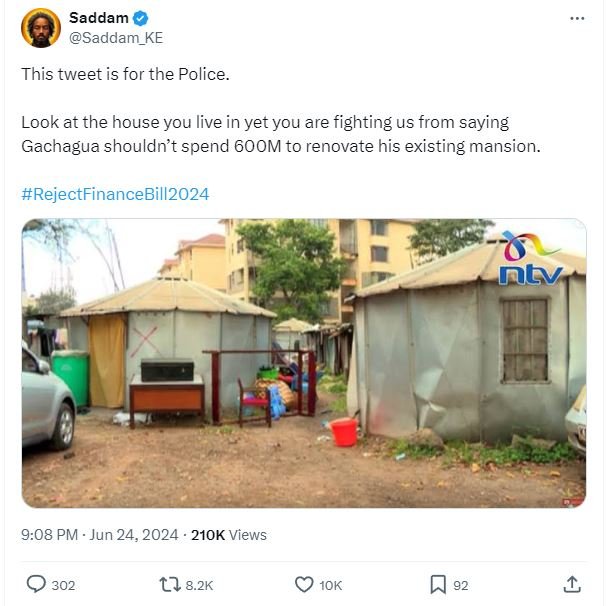 Saddam saddam_ke this tweet is for the police. look at the house you live in yet