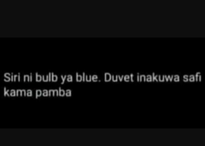 Sirl nl bulb ya blueduvet inakuwa safi kama pamba
